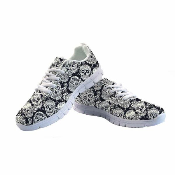 Shoes with skull sole