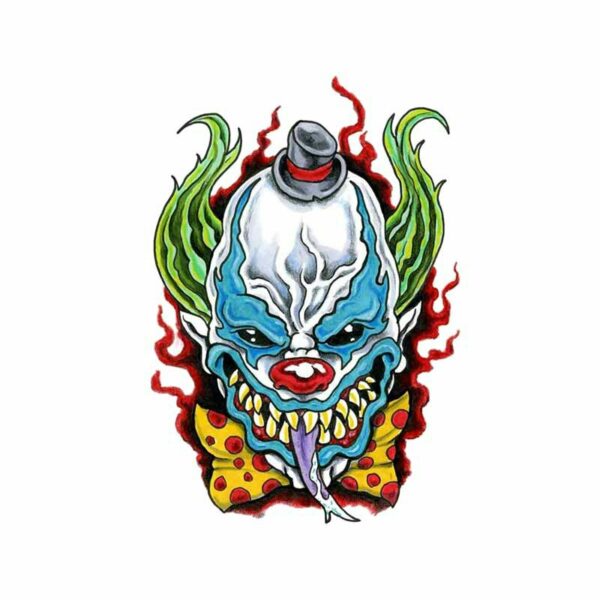 Clown sticker