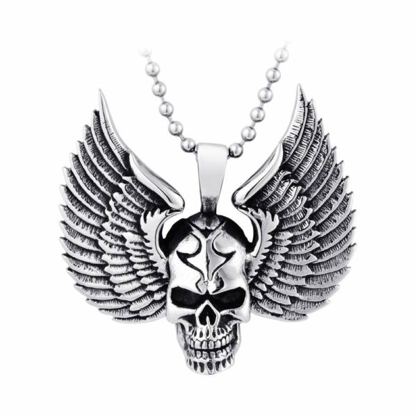 Necklace with Demonic Wings