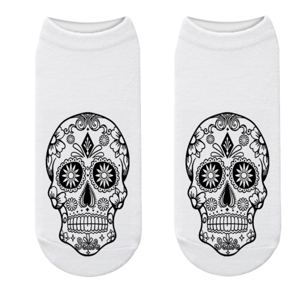 Black and white socks