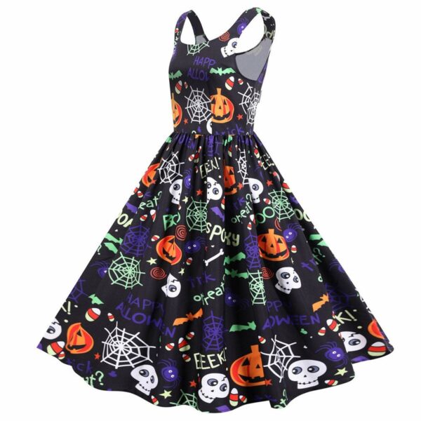 Halloween Skeleton Dress - Image 2