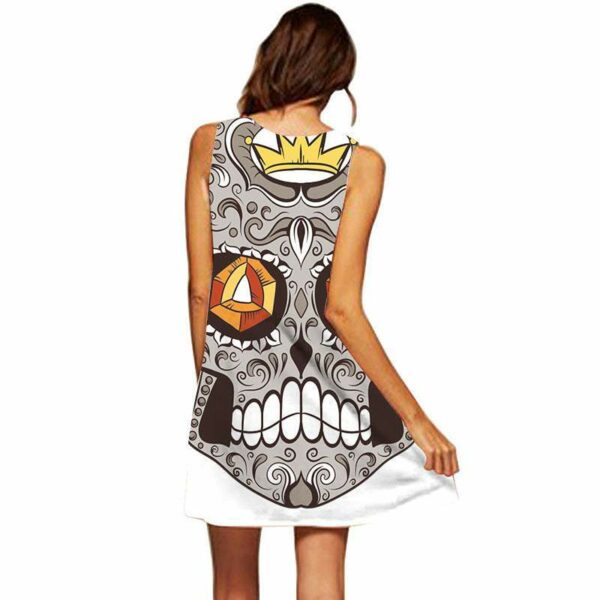 Mexican Dress Black White - Image 2