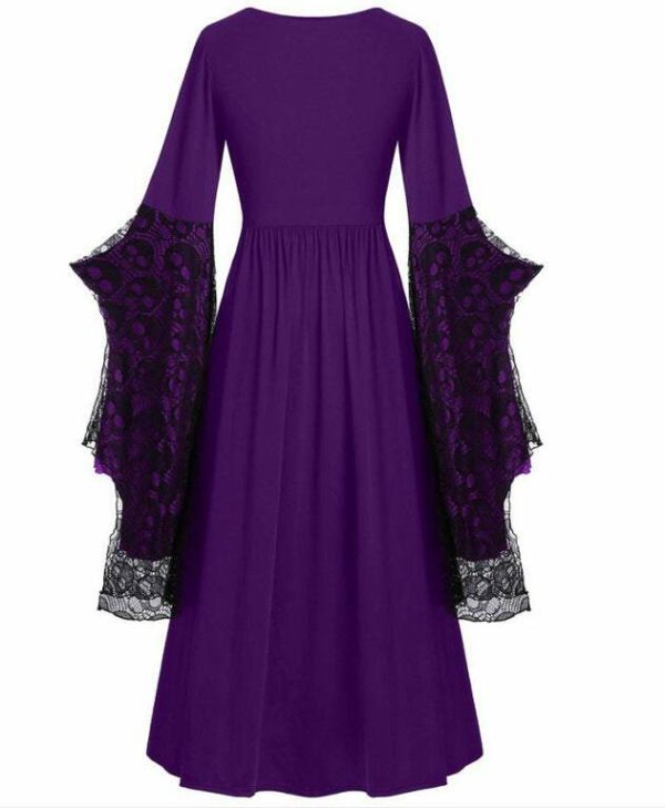 Purple Dress with Skull