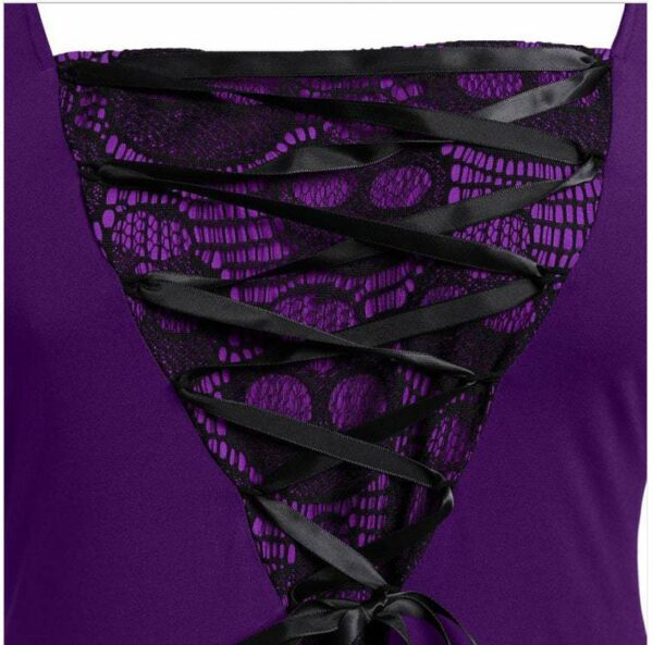 Purple Dress with Skull - Image 3