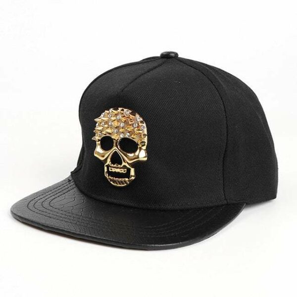 Gold skull cap - Image 3