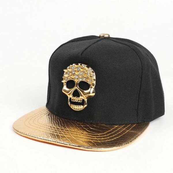 Gold skull cap - Image 2